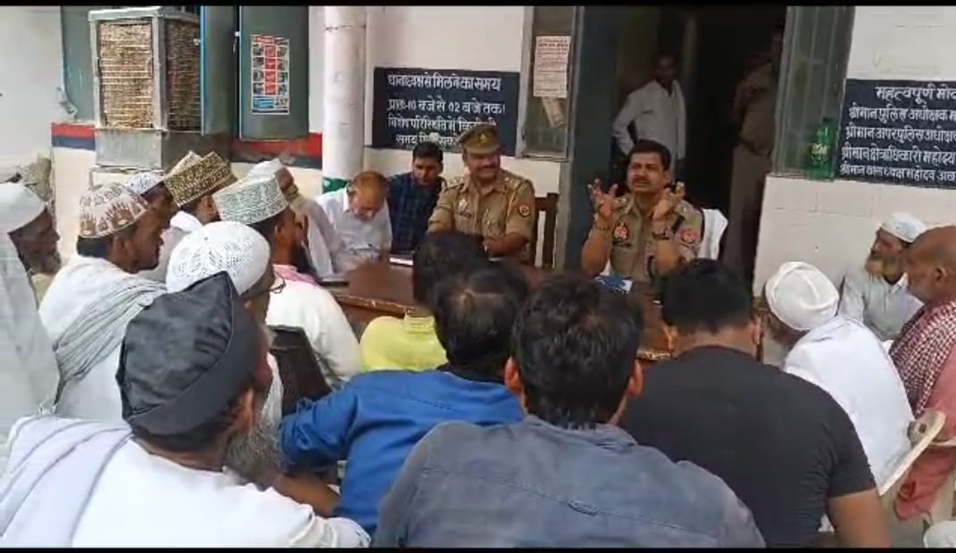 खुले में न करे कुर्बानी शांतिपूर्ण तरीके से मनाए बकरीद:सीओ
