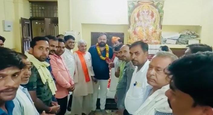 सनातन रक्षा दल और गौ रक्षक सेना दल के राजवर्धन जिलाध्यक्ष बने पार्टीजनों ने किया स्वागत