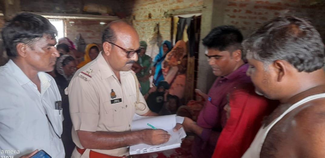 पंपिंग सेट में फंस कर महिला की मौत,पुलिस कर रही जांच