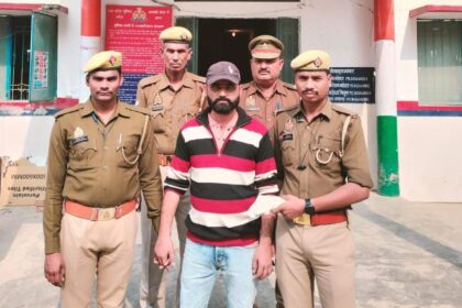 मजिस्ट्रेट के समक्ष पेश:दपंती की लूट का इनामी अपराधी भेजा गया जेल
