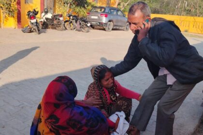कानपुर देहात के झींझक में भांजी की शादी से वापस इटावा जाते समय:बाइक से गिरकर महिला की मौत