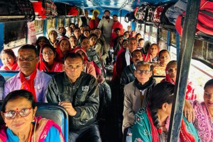 औरैया से राम लला बालक राम के दर्शन करने 55 बसो,40 निजी वाहनों से भाजपा कार्यकर्ता अयोध्या रवाना