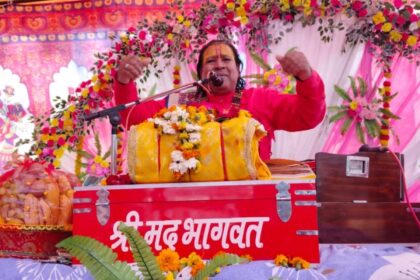 शिव मंदिर खुमानपुर:सत्य वचनों पर चलने वाला मनुष्य भव सागर पार करता:अवधेश शास्त्री