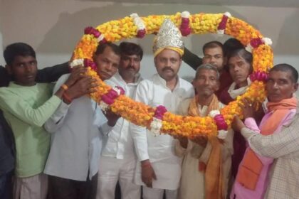 ब्लाक प्रमुख शरद का जगह-जगह स्वागत:ओपन जिम बनबाने हेतु निधि से 10 लाख रुपए देने का भरोसा