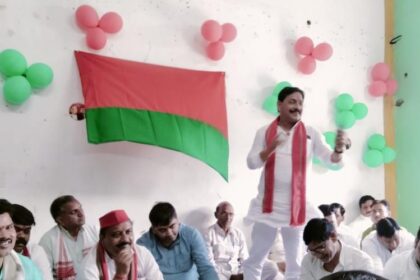 अछल्दा में सपा के चुनावी कार्यालय का शुभारंभ:परेशान जनता बदलाव का मन बना चुकी:विधायक प्रदीप