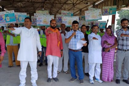 स्वच्छता की दिलाई शपथ:स्वच्छ वातावरण में होता मानसिक विकास:ईओ उमेश