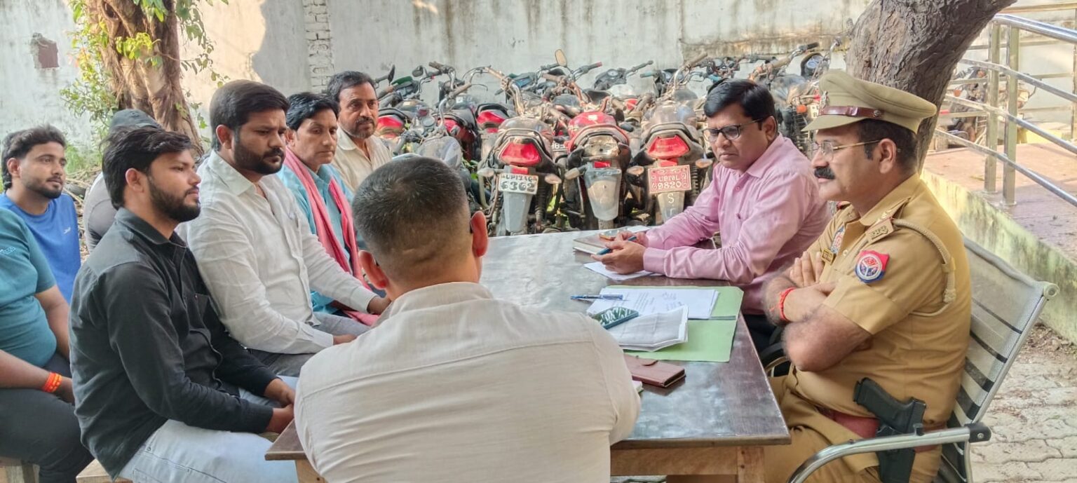 थाना अछल्दा में 12 बाइके 52 हजार रुपए में आखिरकार नीलाम क्यो हुई